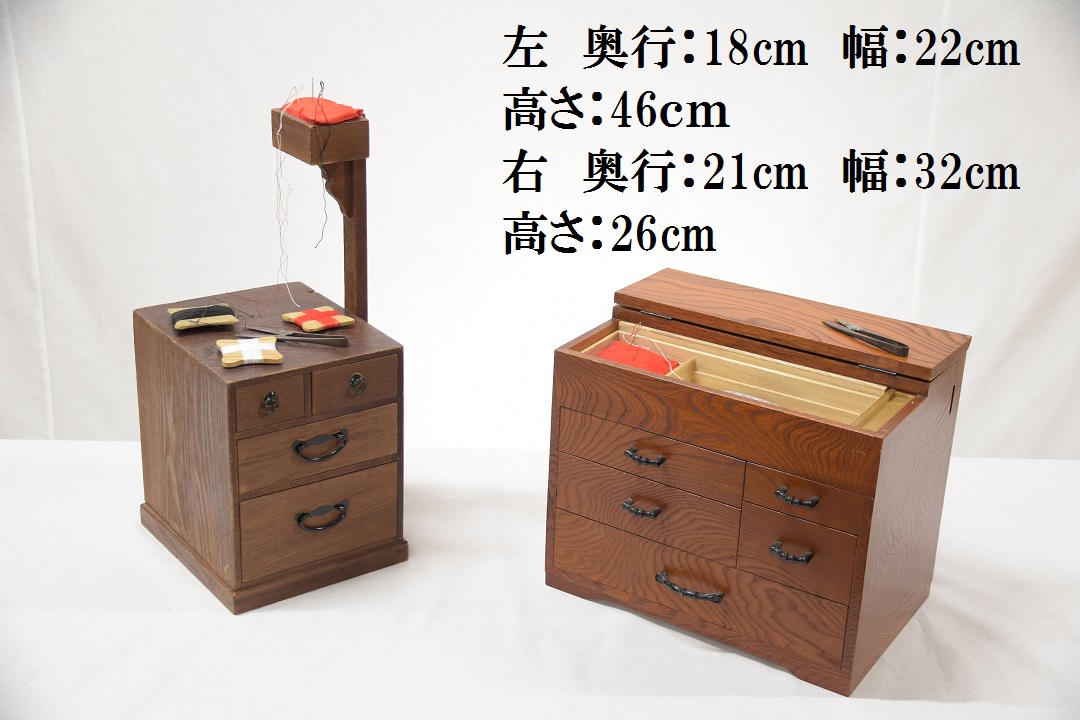 10　針箱　箱型坊主